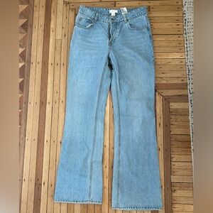 H&M Light Blue Straight Leg Jeans